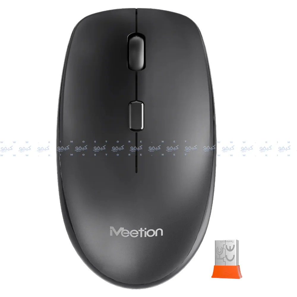 Meetion BTM100 Dual Mode Bluetooth Wireless Mouse 3800Dpi - Steel Gray - Image 2