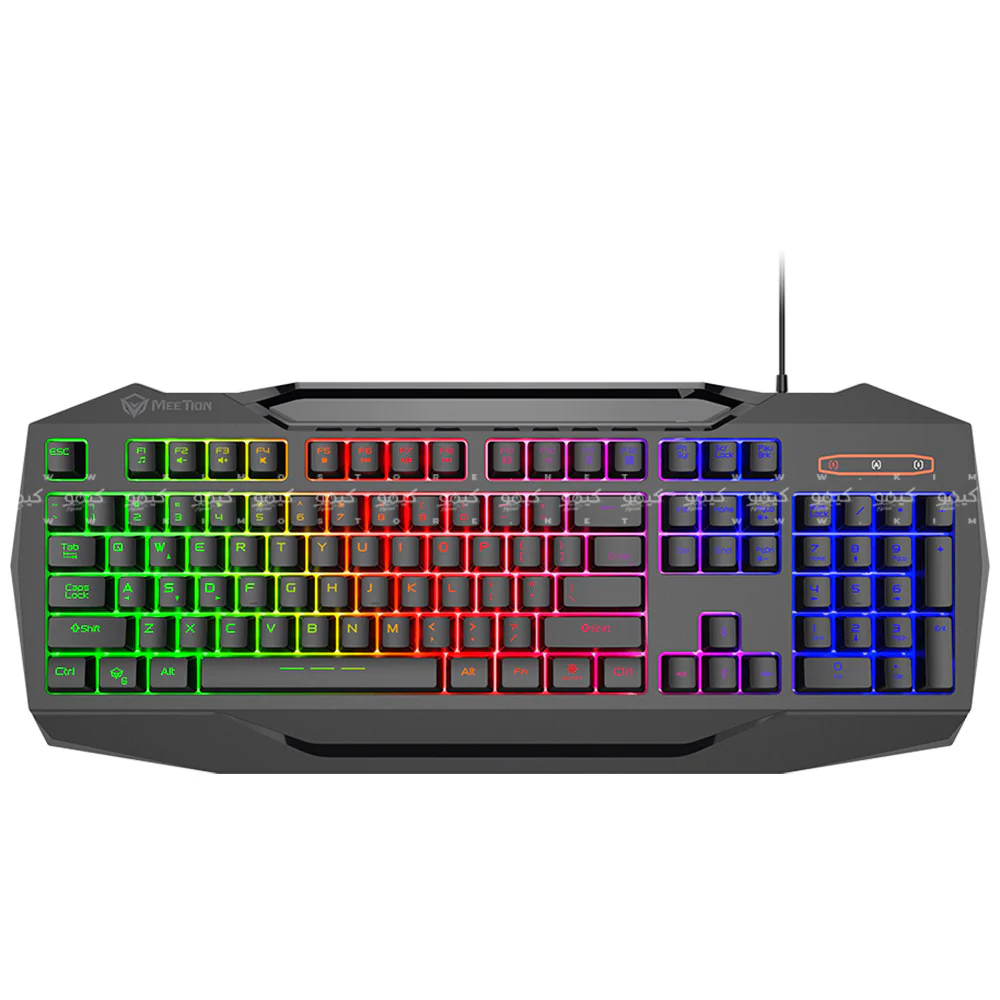 Meetion C490 4in1 Wired Rainbow Gaming Keyboard + Mouse + Mouse Pad + Headset Combo English & Arabic - Image 2