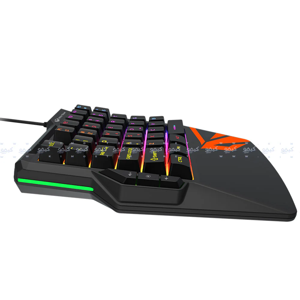 Meetion CO015 4in1 Wired Rainbow Gaming Keypad + Mouse + Mouse Pad + Adapter Combo English & Arabic - Image 3