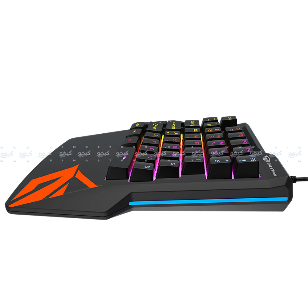 Meetion CO015 4in1 Wired Rainbow Gaming Keypad + Mouse + Mouse Pad + Adapter Combo English & Arabic - Image 4