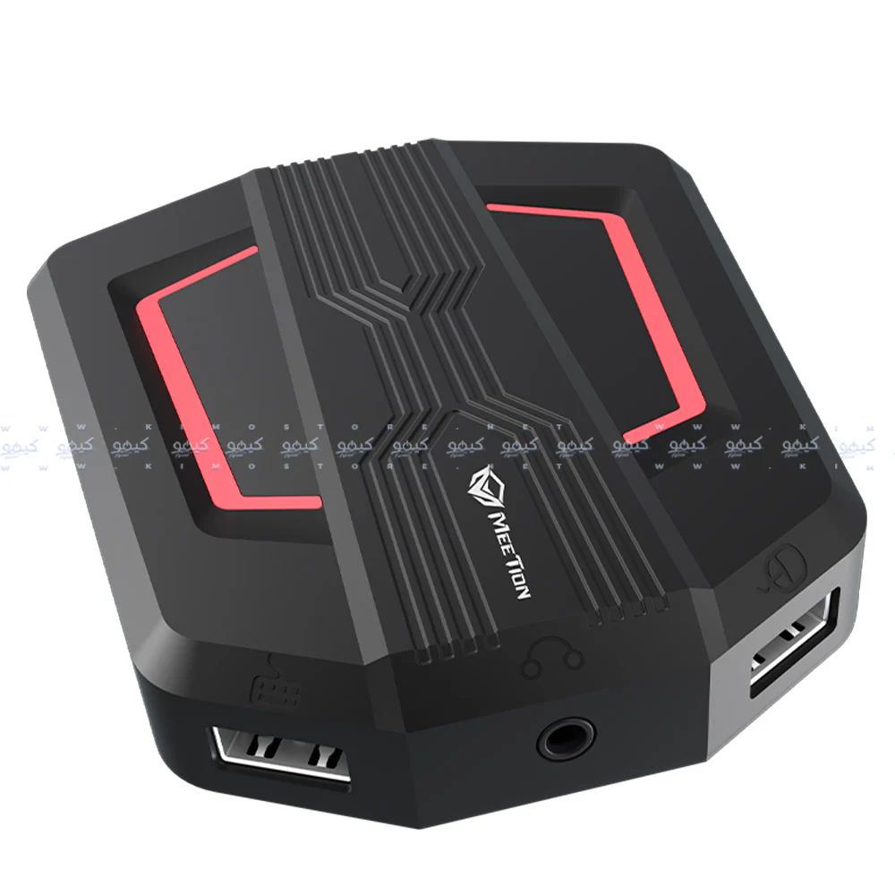 Meetion CO015 4in1 Wired Rainbow Gaming Keypad + Mouse + Mouse Pad + Adapter Combo English & Arabic - Image 8