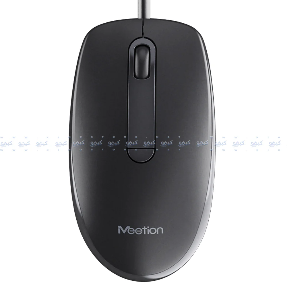 Meetion M100 Wired Mouse 1200Dpi - Black x Gray