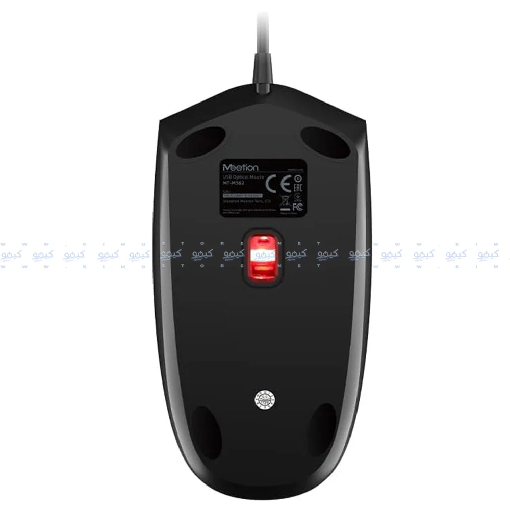 Meetion M362 Wired Mouse 1600Dpi - Black - Image 6