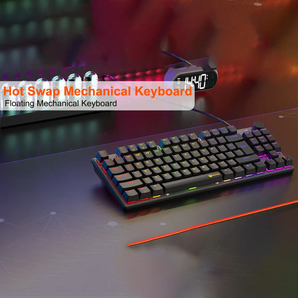 Meetion MK008 Pro Red Switch Wired RGB Gaming Keyboard English & Arabic - Image 8