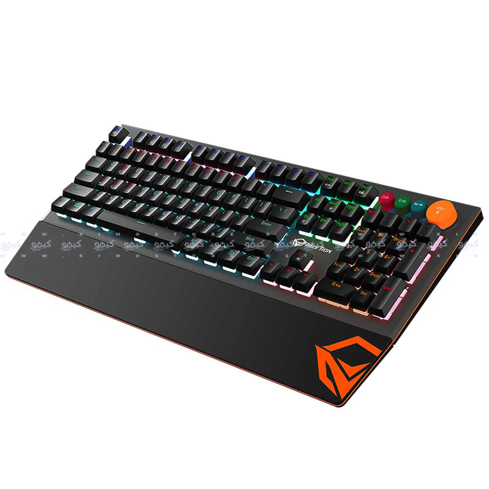Meetion MK500 Blue Switch Wired Rainbow Gaming Keyboard English & Arabic - Image 4