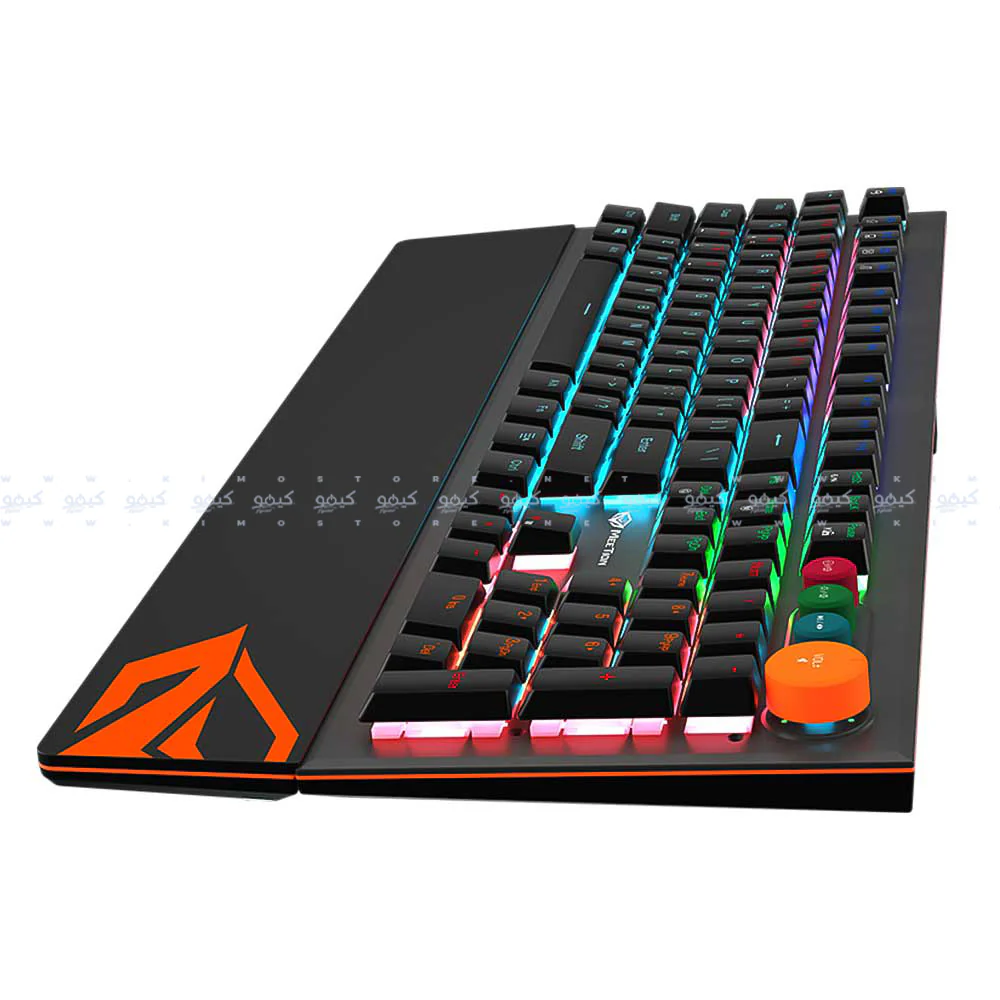 Meetion MK500 Blue Switch Wired Rainbow Gaming Keyboard English & Arabic - Image 5