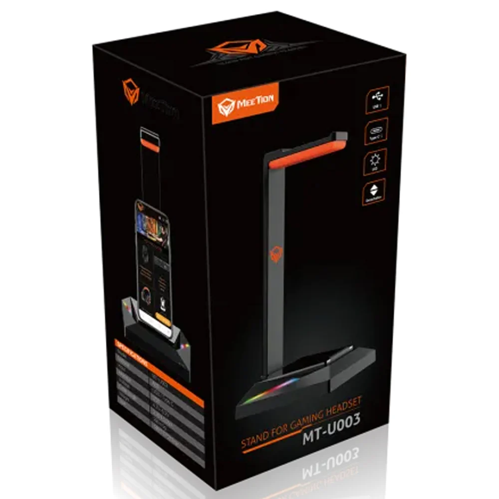 Meetion U003 RGB Gaming Headset Stand - Image 8