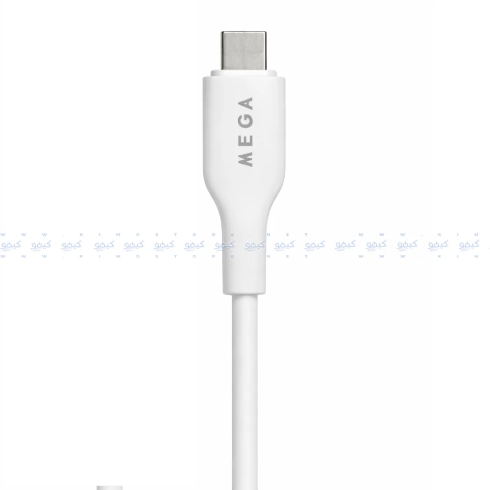 MEGA USB To Type-C Cable 3.5A Fast Charging 1m - White - Image 3