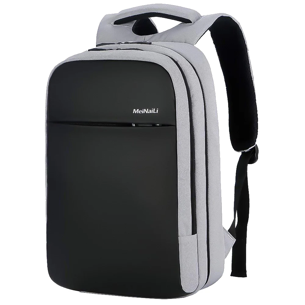 Meinaili 1802 Laptop Backpack - Grey - Image 2