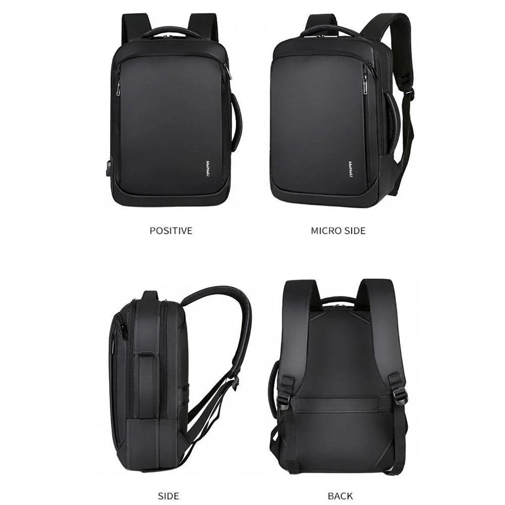 Meinaili 1901 Laptop Backpack - Black - Image 6