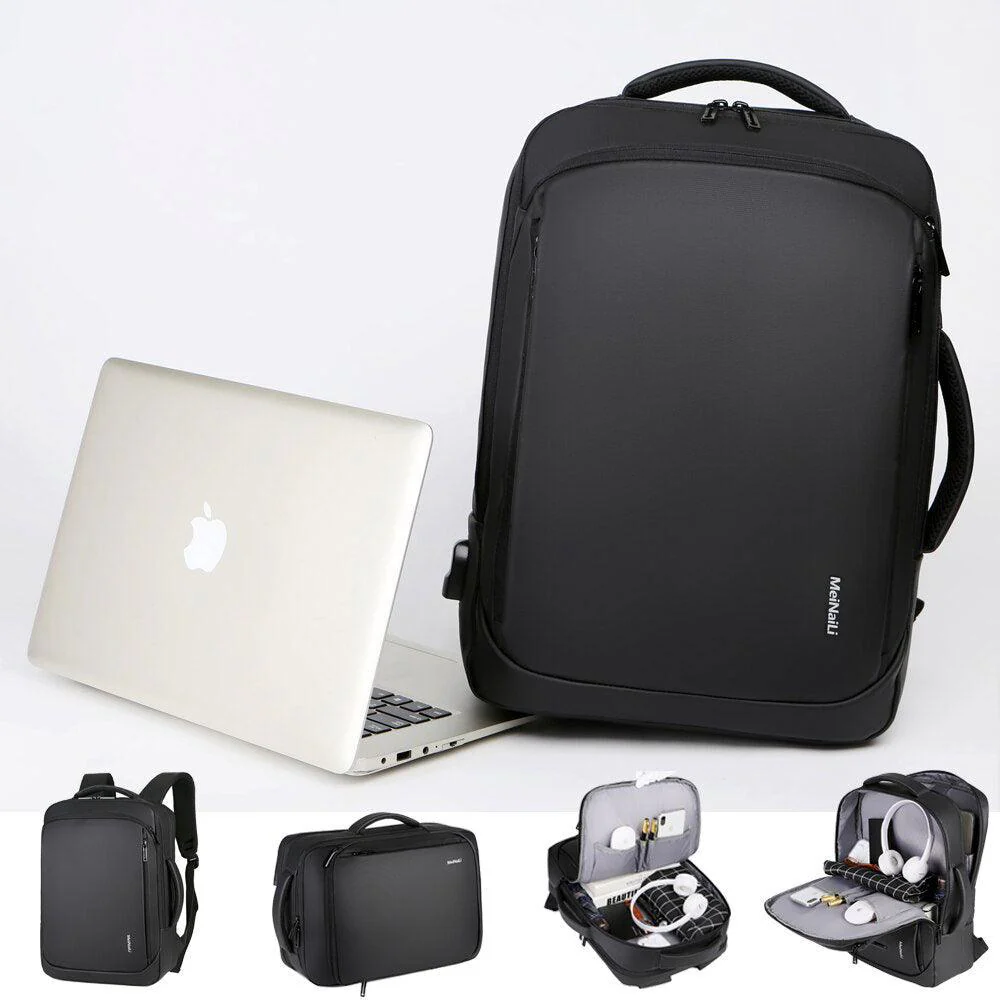 Meinaili 1901 Laptop Backpack - Black - Image 8