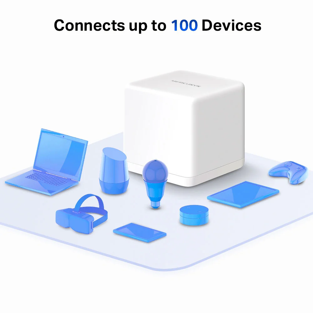 Mercusys Halo H30G AC1300 Whole Home Mesh Wi-Fi System 1300Mbps (1 Pack) - Image 4