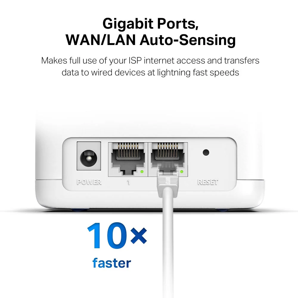Mercusys Halo H30G AC1300 Whole Home Mesh Wi-Fi System 1300Mbps (1 Pack) - Image 5