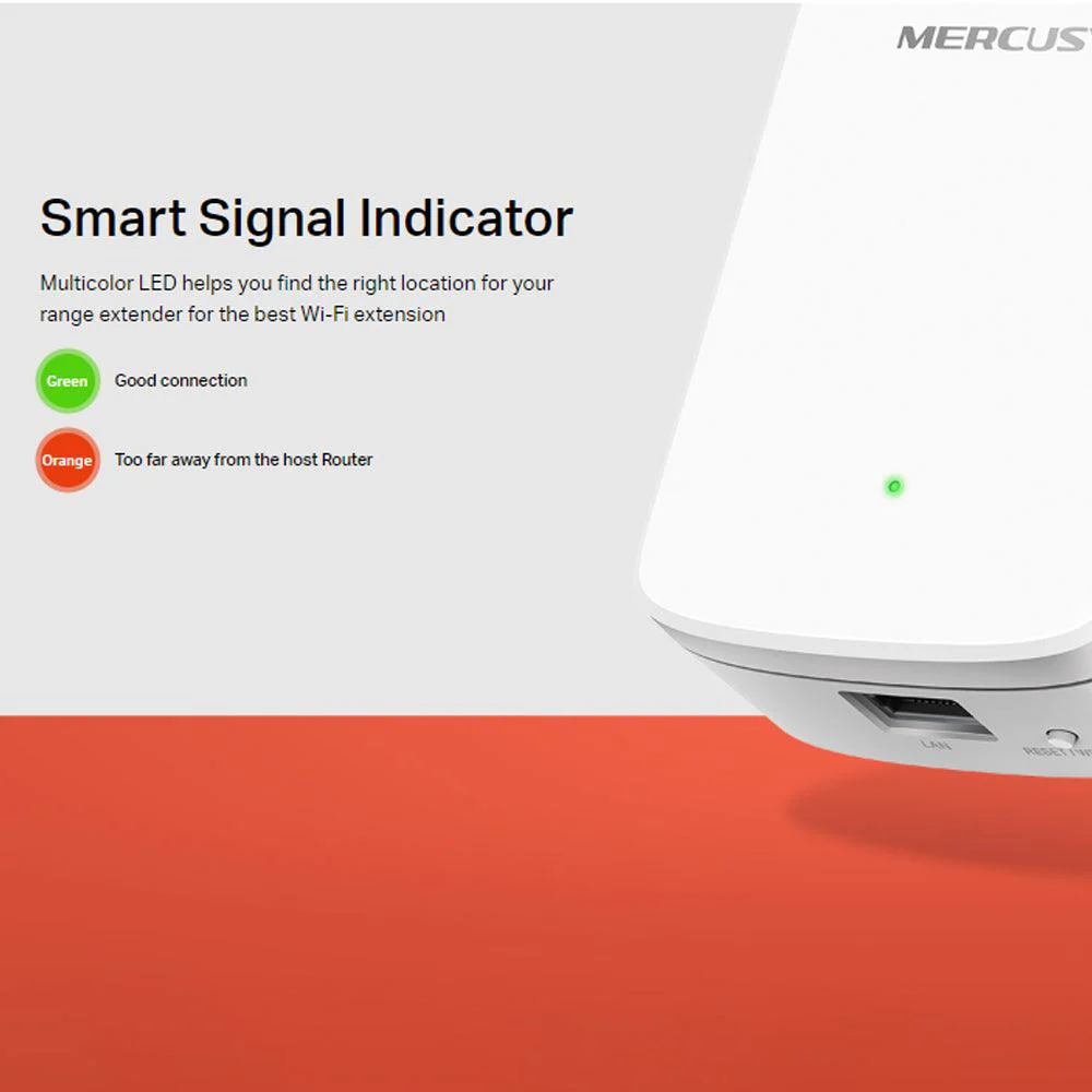 Mercusys ME30 AC1200 Wi-Fi Range Extender 1 Port 2 Antenna 1200Mbps - Image 7