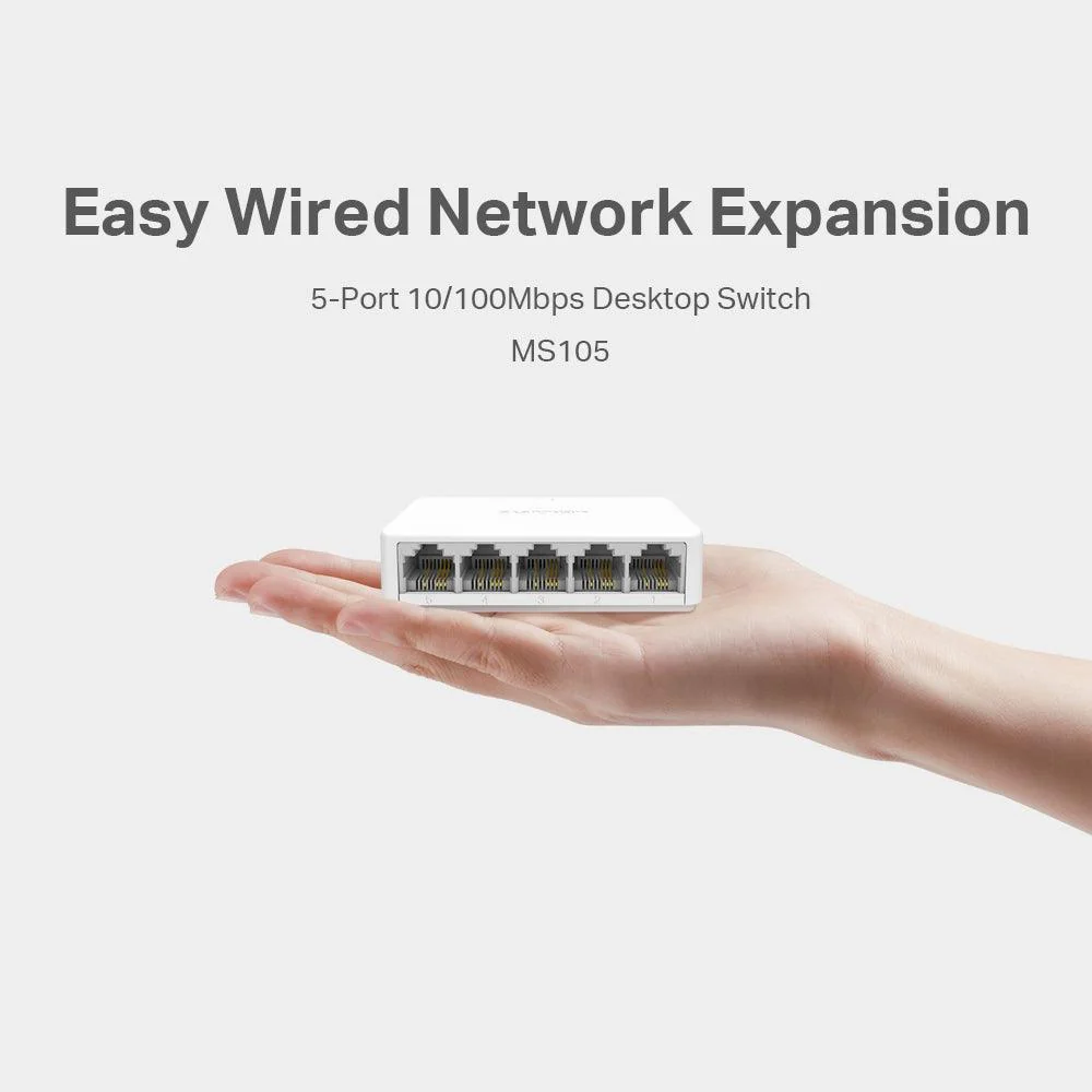 Mercusys MS105 Unmanaged Desktop Switch 5 Ports 10/100Mbps - Image 5