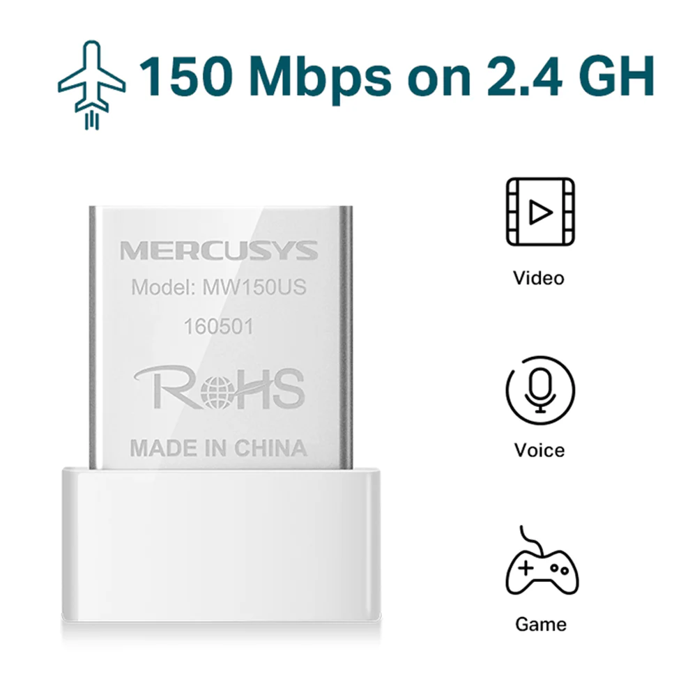 Mercusys MW150US Wireless USB Adapter 150Mbps - Image 4