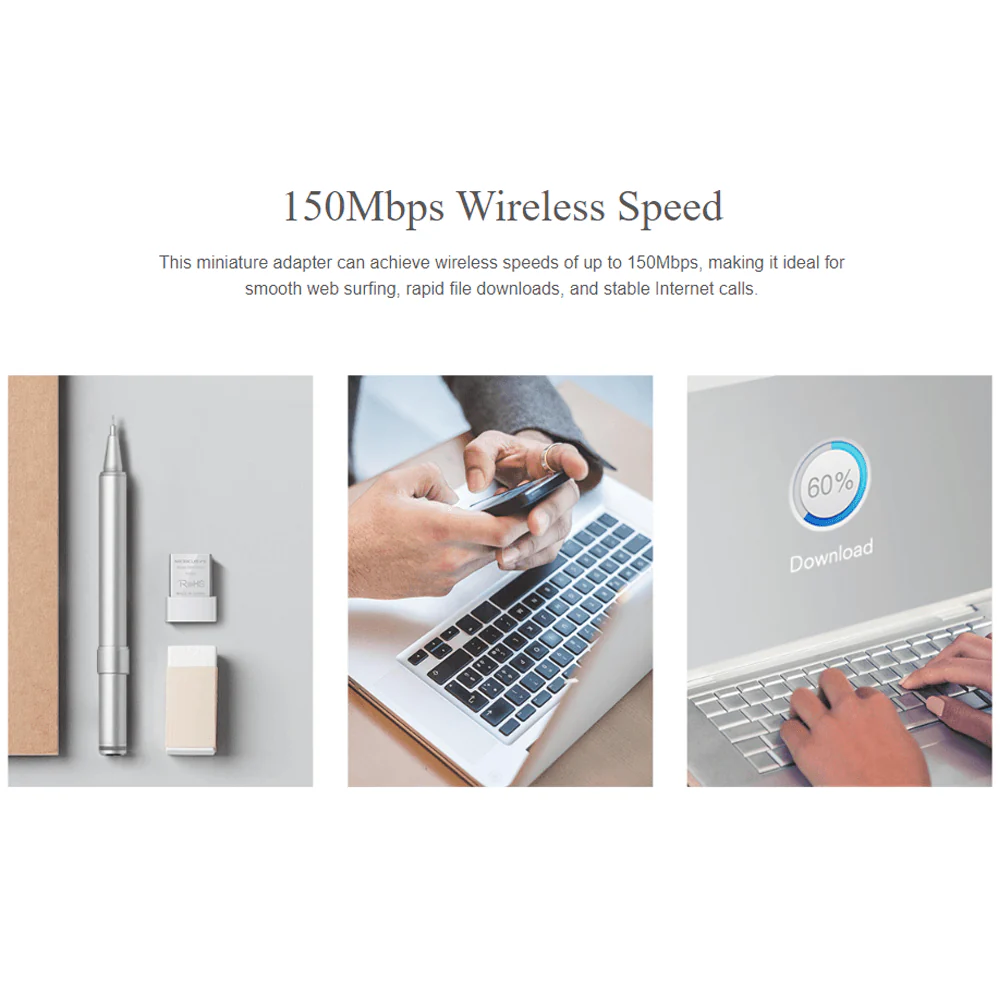 Mercusys MW150US Wireless USB Adapter 150Mbps - Image 6