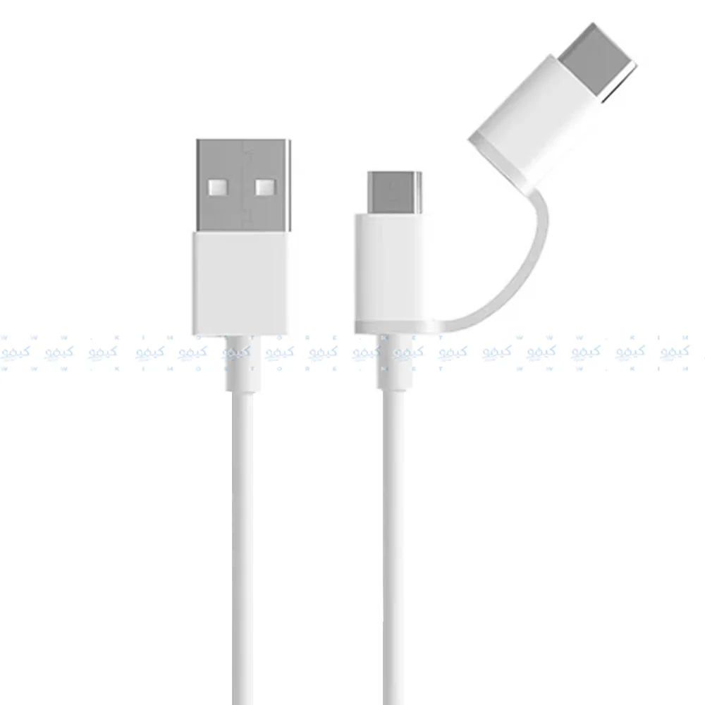 Xiaomi Mi SJX02ZM USB To Micro + Type-C 2in1 Cable 1m