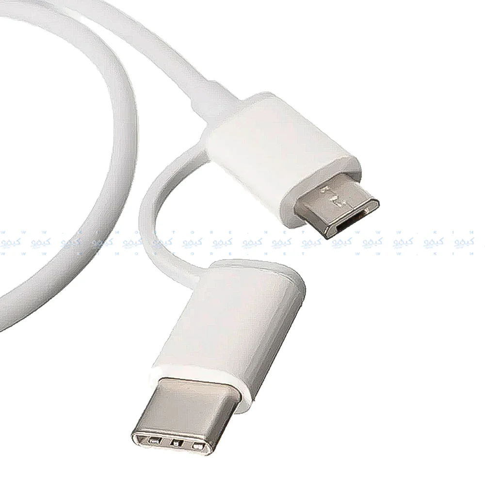 Xiaomi Mi SJX02ZM USB To Micro + Type-C 2in1 Cable 1m - Image 3