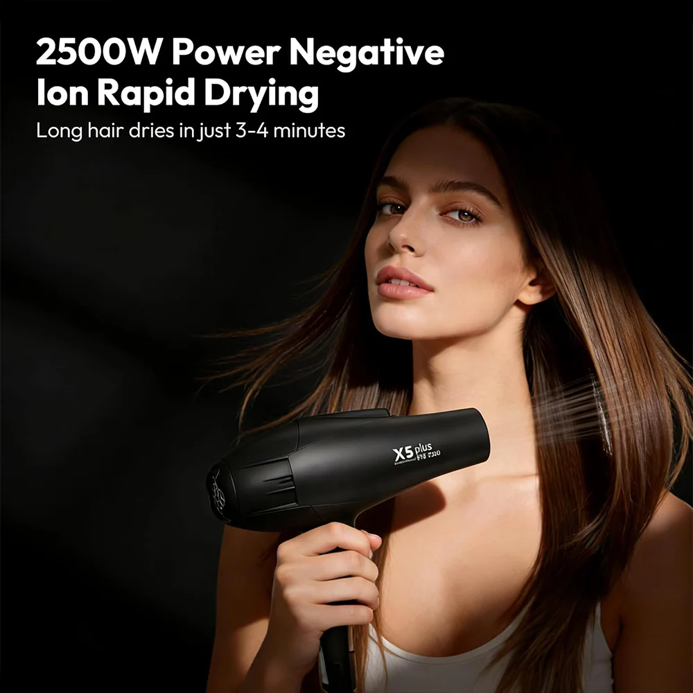 Moehair Pro Extreme Professional Hair Dryer X5 Plus 2500W - Black - Image 10