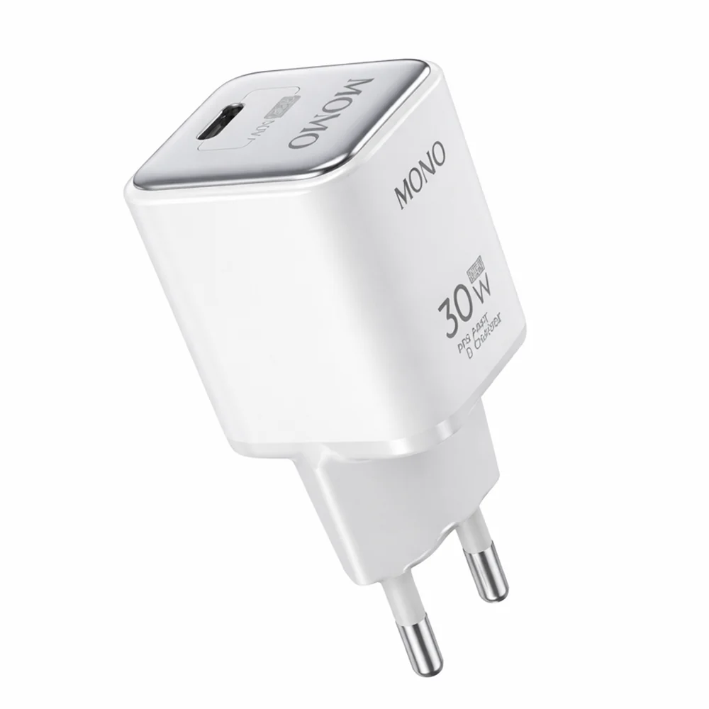 Momo Mini Turbo Fast MO-066610 Wall Charger Type-C 30W Fast Charging - White