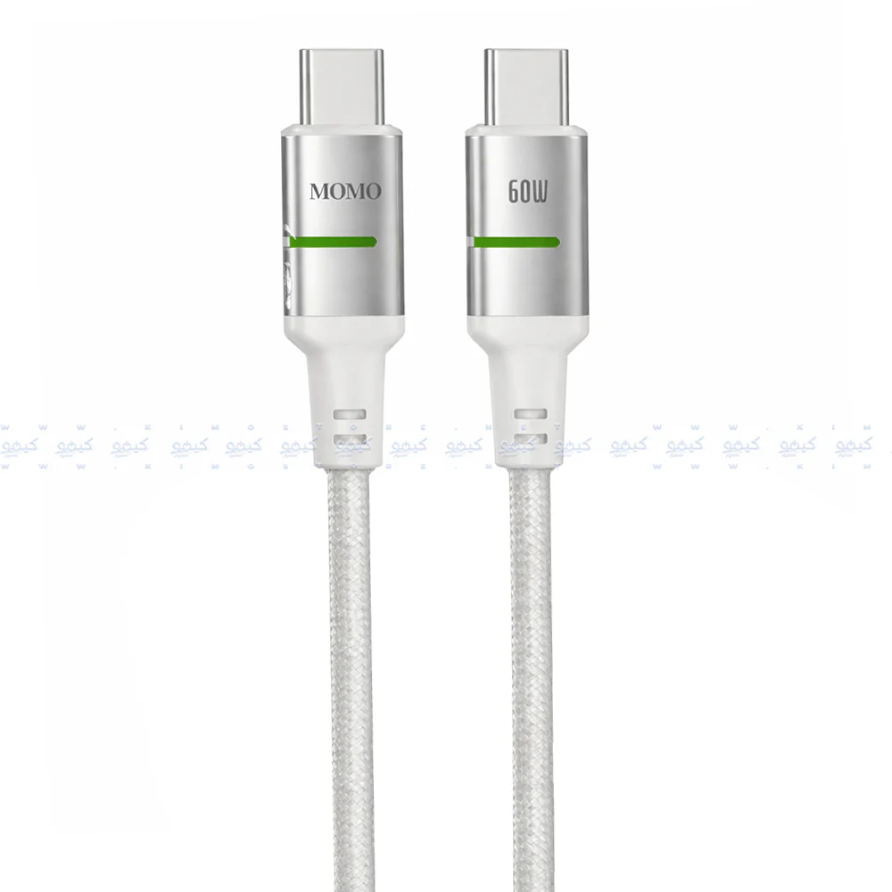 Momo MO-011023 Type-C To Type-C Cable 60W Fast Charging 1.2m - White