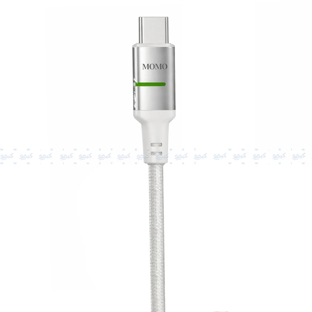 Momo MO-011023 Type-C To Type-C Cable 60W Fast Charging 1.2m - White - Image 3