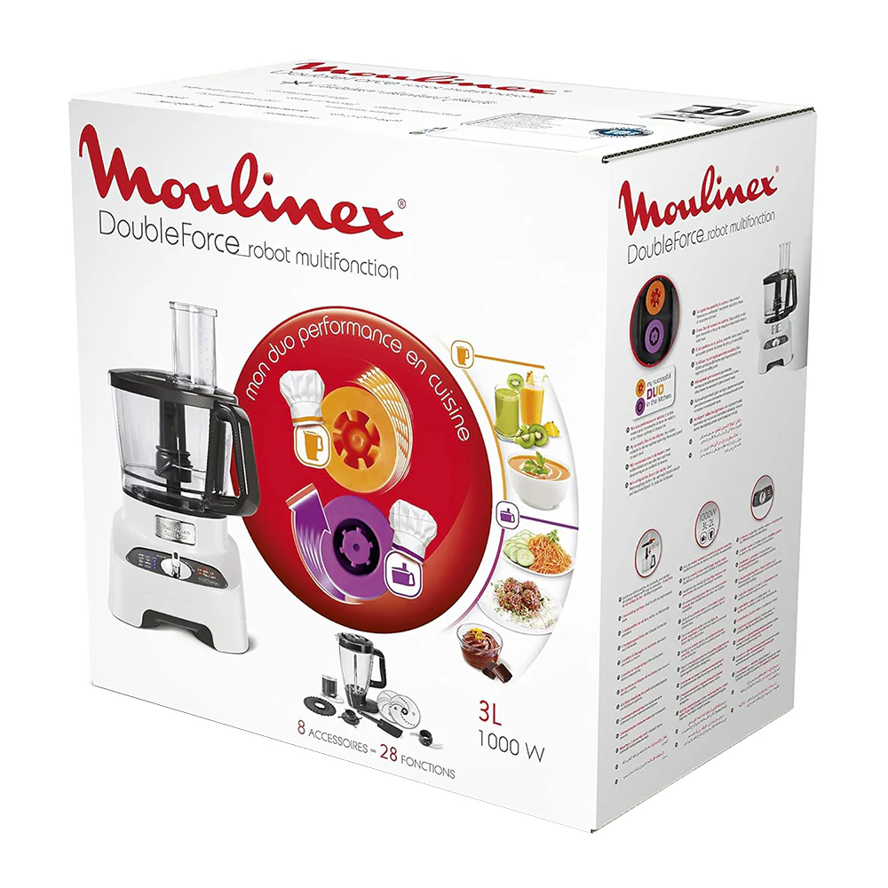 Moulinex Food Processor DoubleForce FP823125 1000W - Image 9