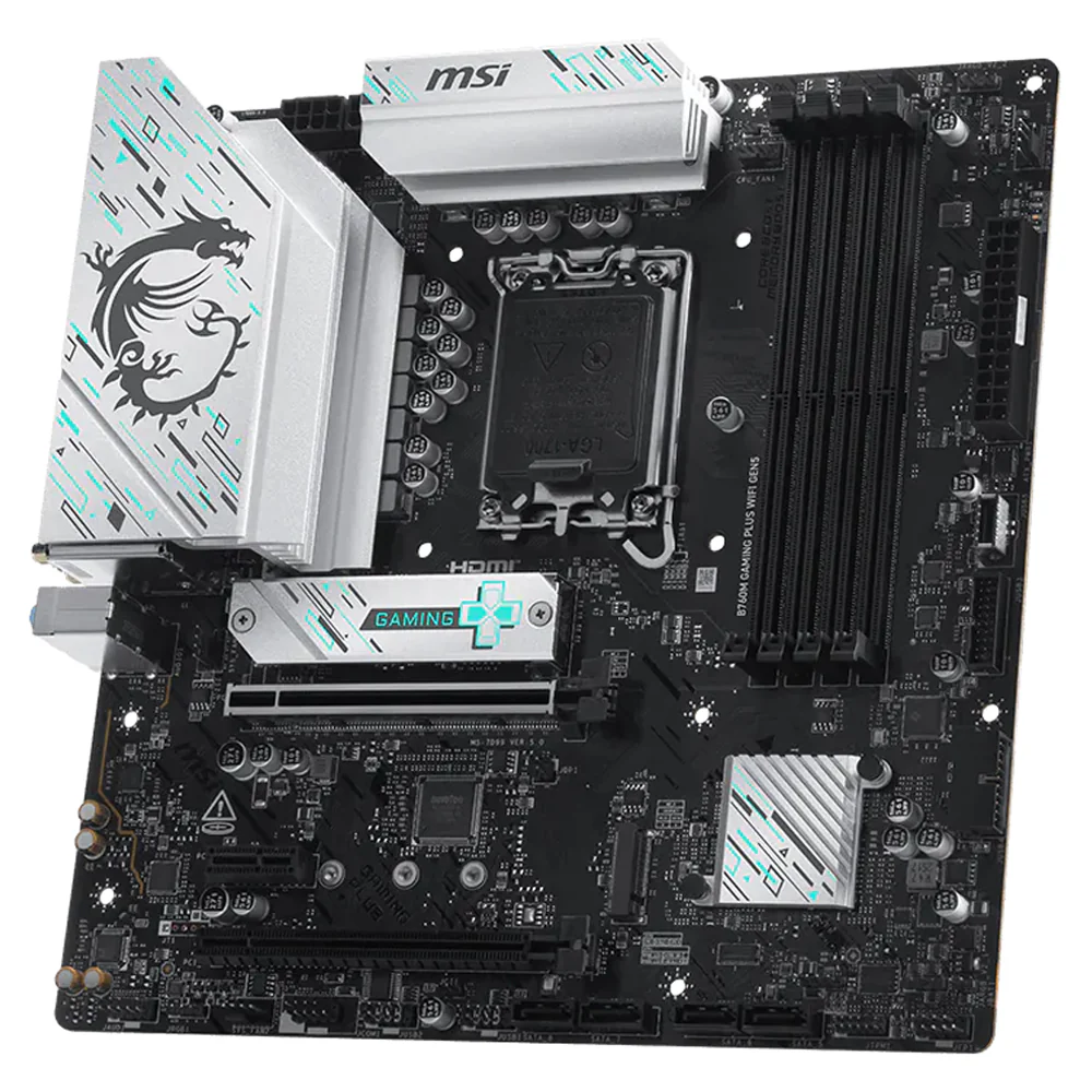 MSI B760M GAMING PLUS WIFI GEN5 DDR5 Motherboard LGA 1700 - Image 4