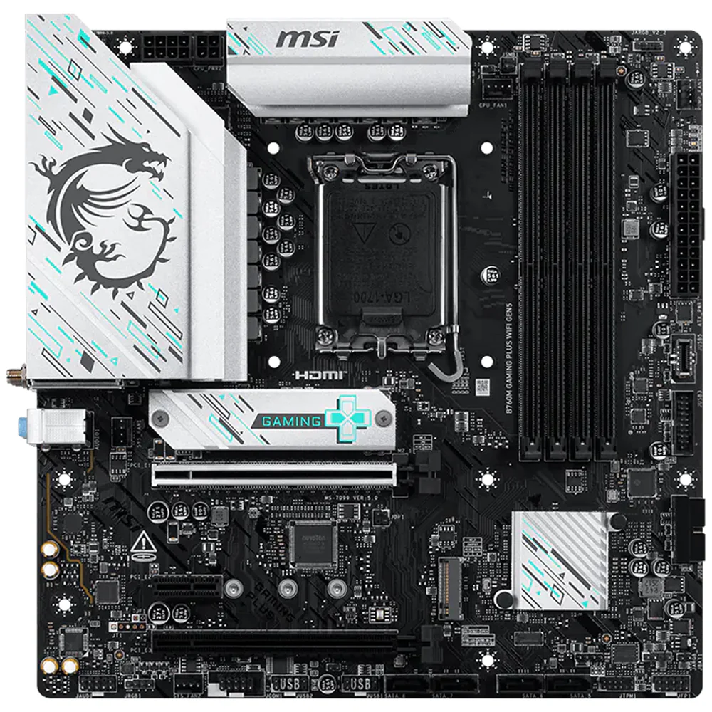 MSI B760M GAMING PLUS WIFI GEN5 DDR5 Motherboard LGA 1700 - Image 5