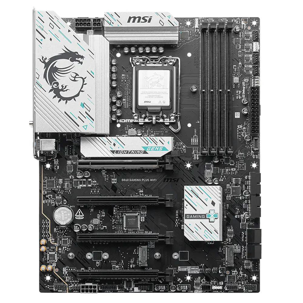 MSI B860 GAMING PLUS WiFi DDR5 Motherboard LGA 1851 - Image 2