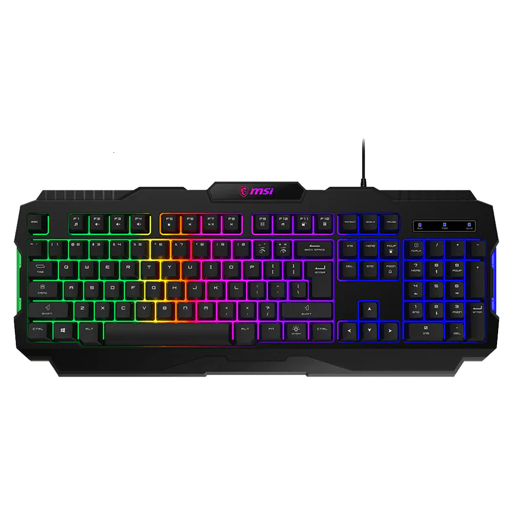 MSI Forge GK100 Wired RGB Gaming Keyboard + Mouse Combo English - Image 5