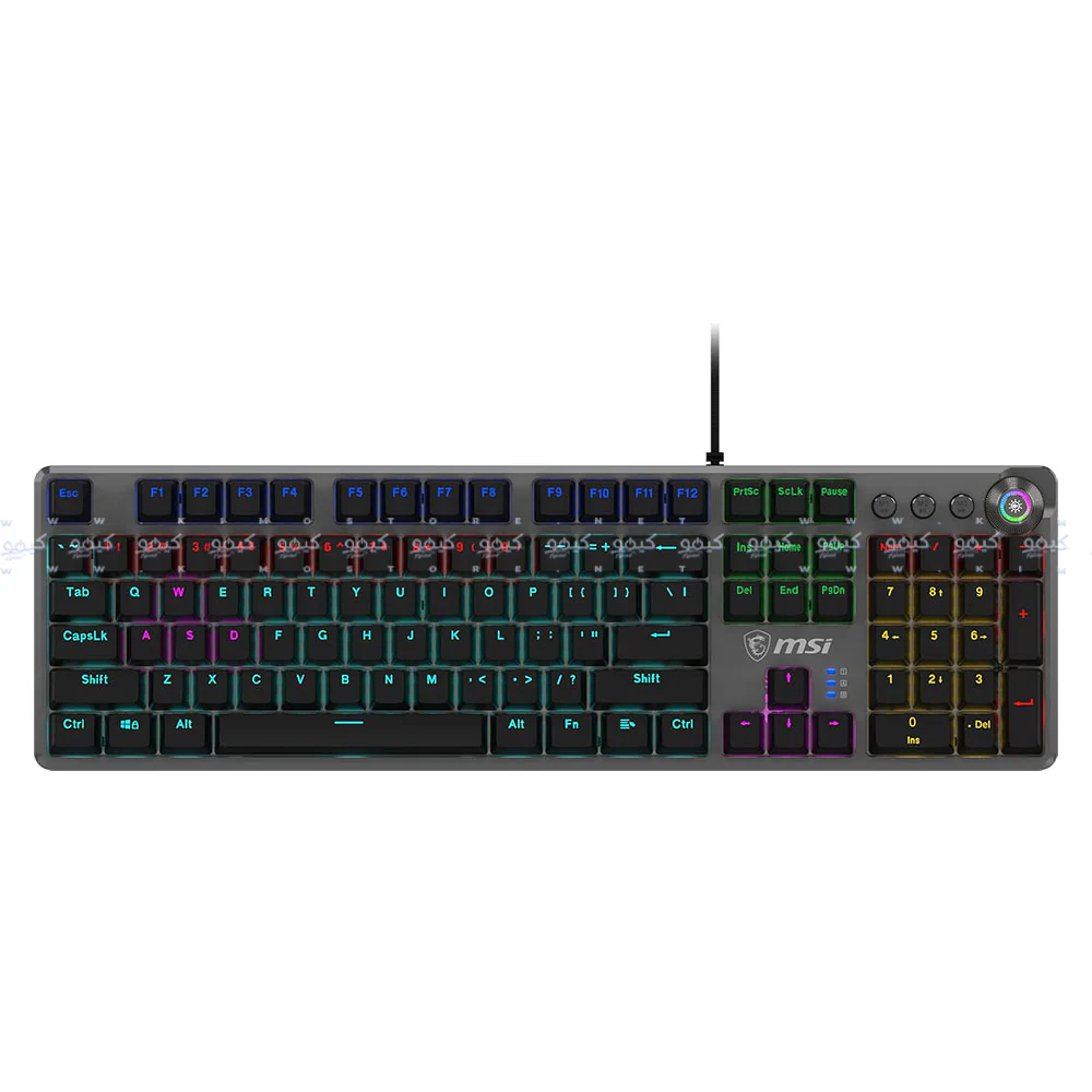 MSI Forge GK310 Red Switch Wired RGB Gaming Keyboard + Mouse Combo English - Image 2
