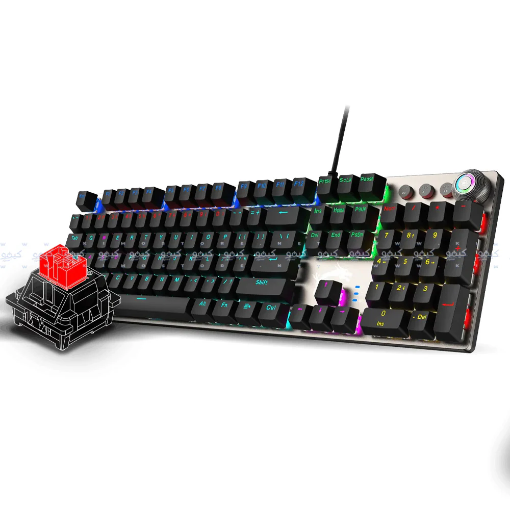 MSI Forge GK310 Red Switch Wired RGB Gaming Keyboard + Mouse Combo English - Image 4