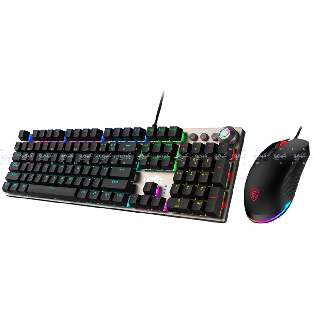 MSI Forge GK310 Red Switch Wired RGB Gaming Keyboard + Mouse Combo English - Image 5