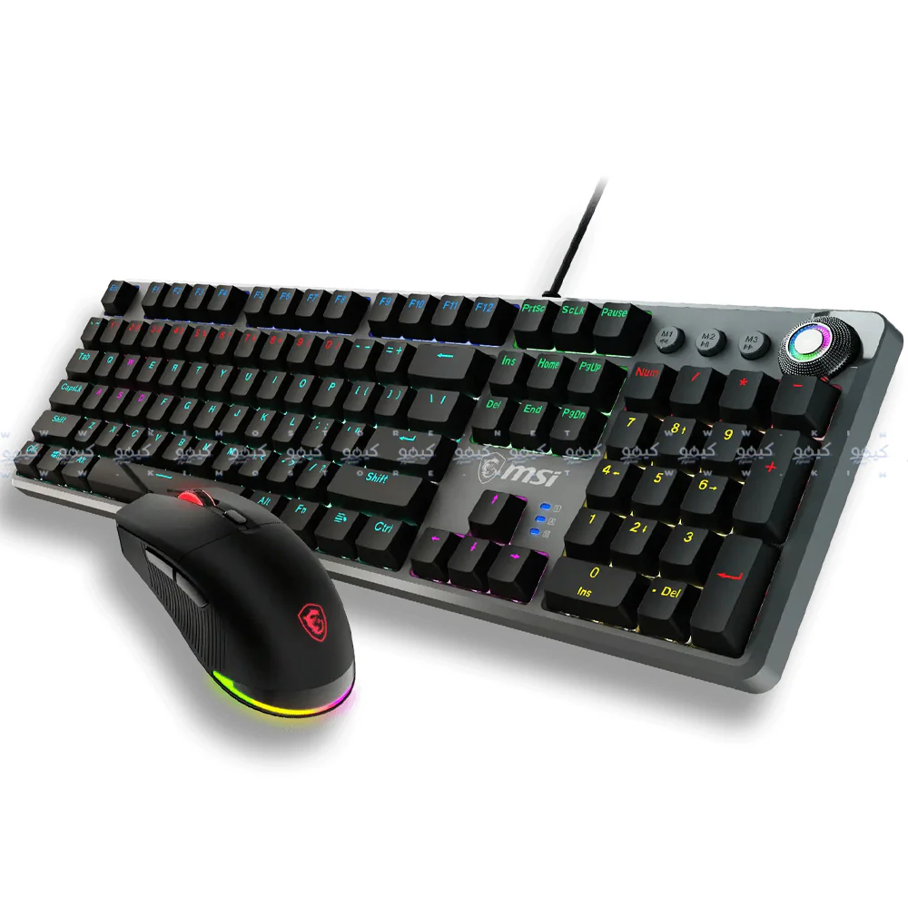 MSI Forge GK310 Red Switch Wired RGB Gaming Keyboard + Mouse Combo English - Image 6