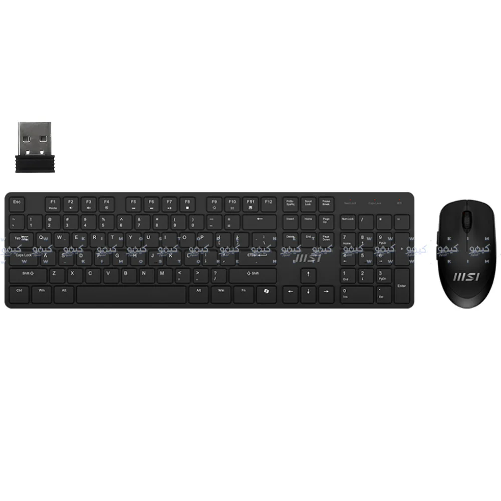 MSI Forge K200 Wireless Keyboard + Mouse Combo English