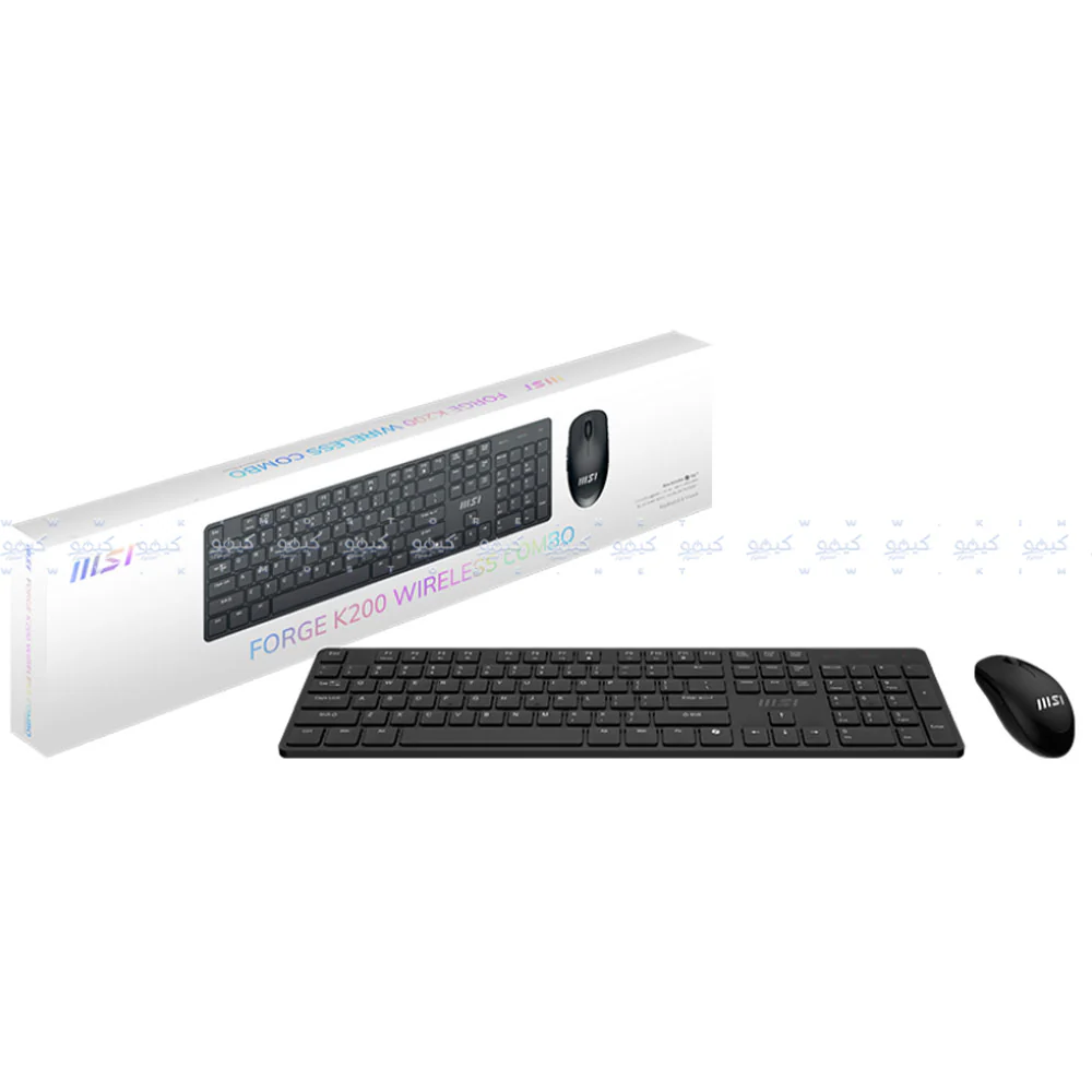 MSI Forge K200 Wireless Keyboard + Mouse Combo English - Image 5