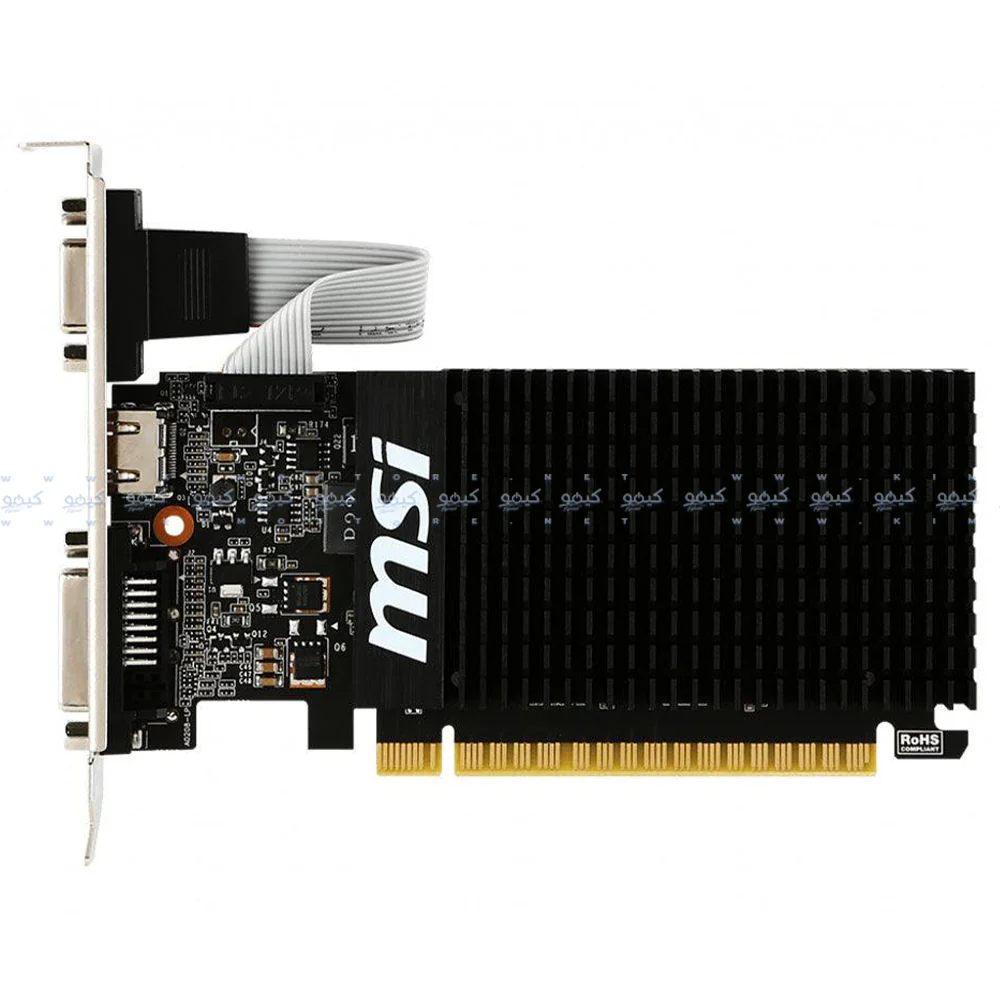 MSI GeForce GT 710 2GB DDR3 LP Graphics Card - Image 2