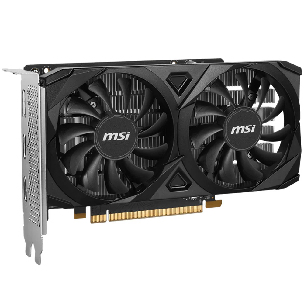 MSI GeForce RTX 3050 Ventus 2X E OC 6GB GDDR6 Graphics Card - Image 3