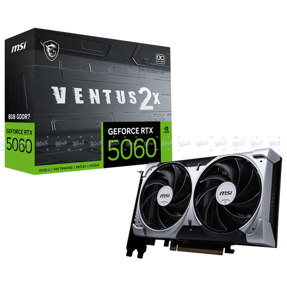 MSI GeForce RTX 5060 VENTUS 2X OC 8GB GDDR7 Graphics Card