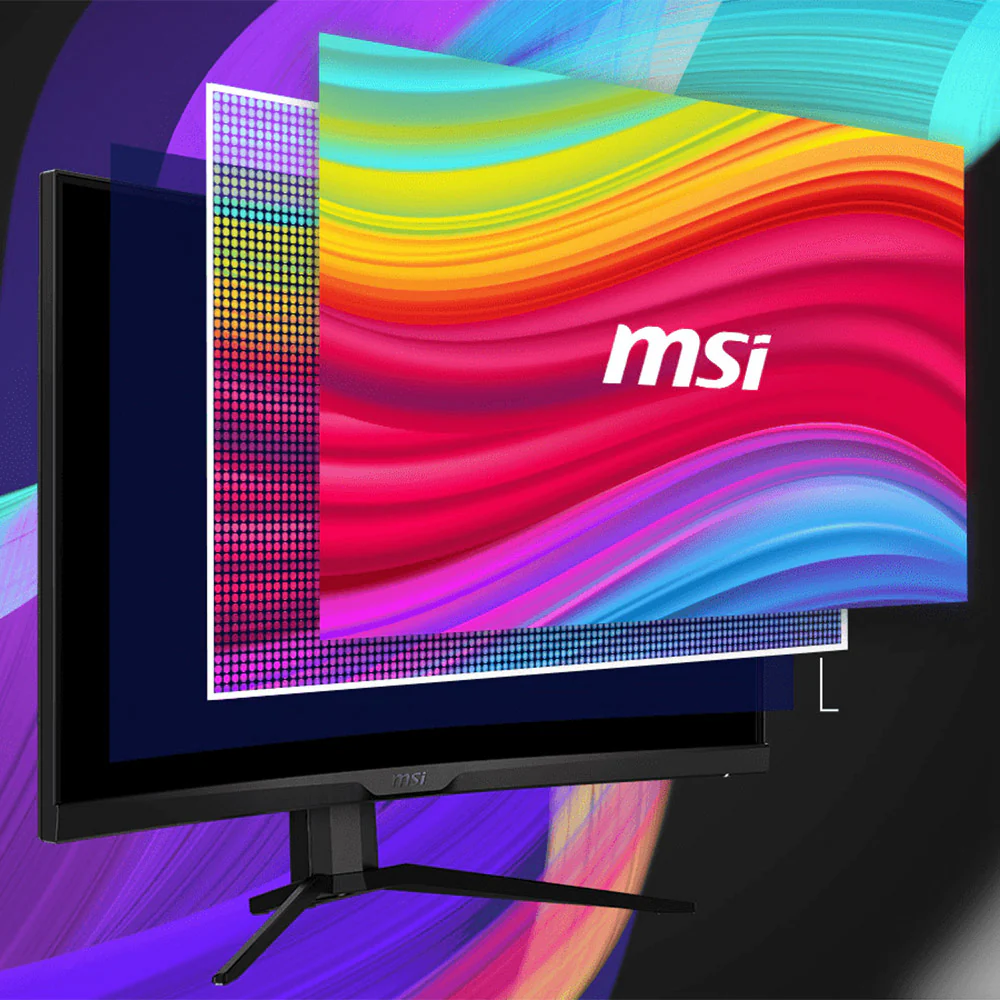MSI MAG 275CQRF-QD 27 Inch VA LED WQHD Curved Frameless Gaming Monitor 170Hz - Image 6