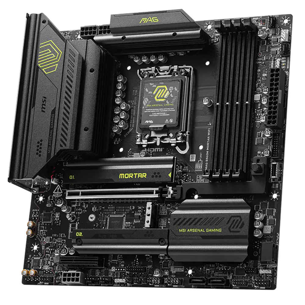 MSI MAG B860M MORTAR WIFI DDR5 Motherboard LGA 1851 - Image 3