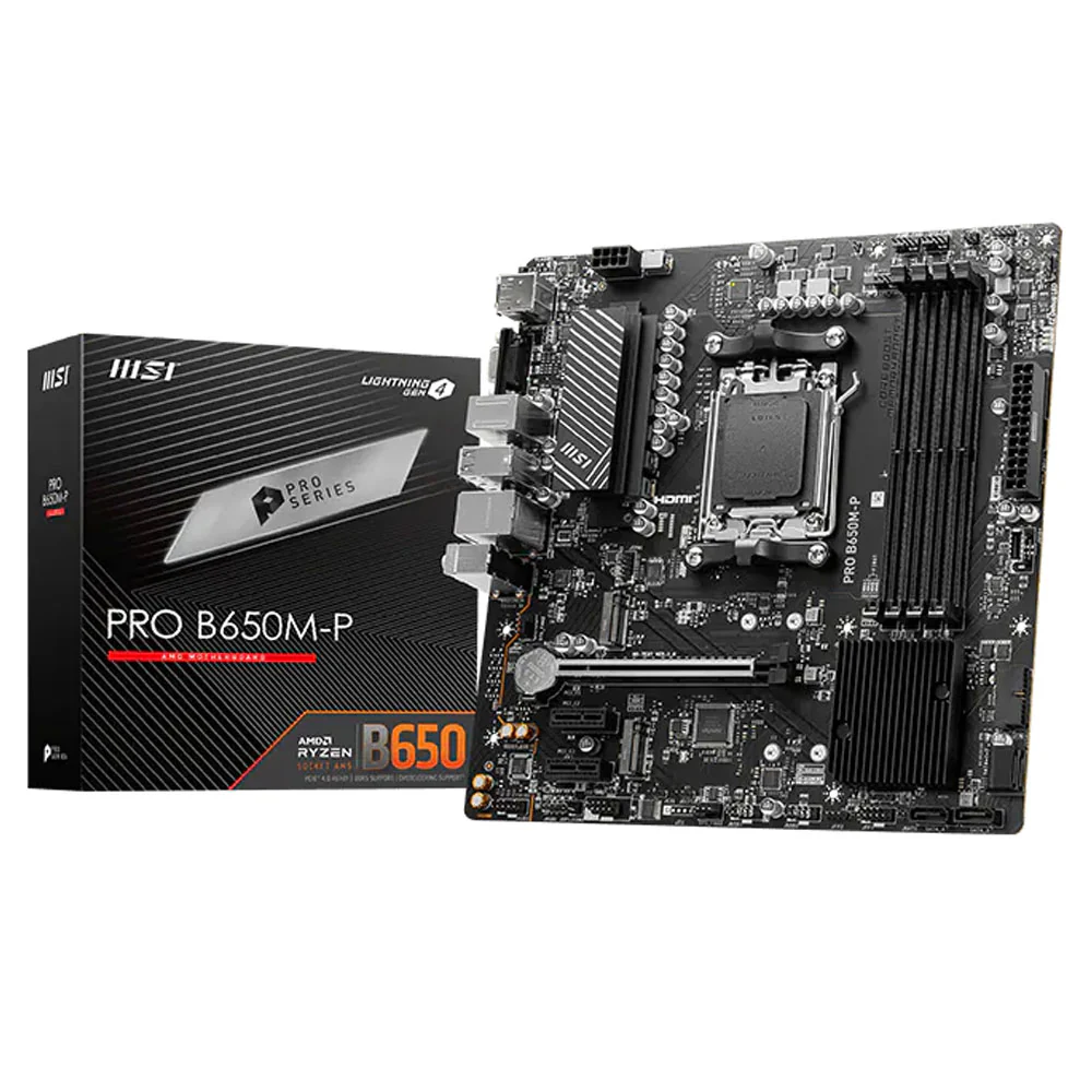 MSI PRO B650M-P DDR5 Motherboard AM5