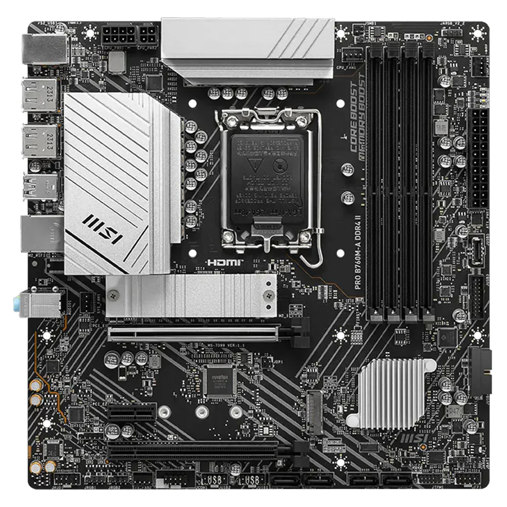 MSI PRO B760M-A DDR4 II Motherboard LGA 1700 - Image 2