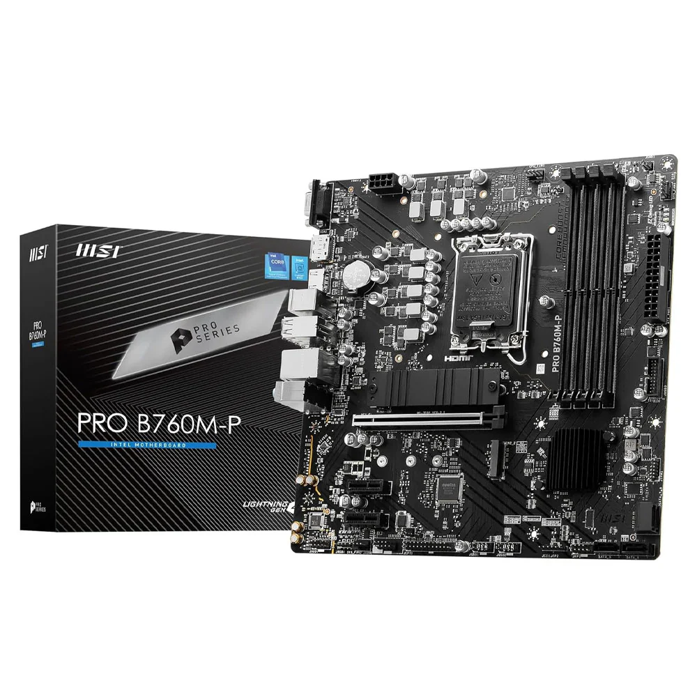 MSI PRO B760M-P DDR5 Motherboard LGA 1700