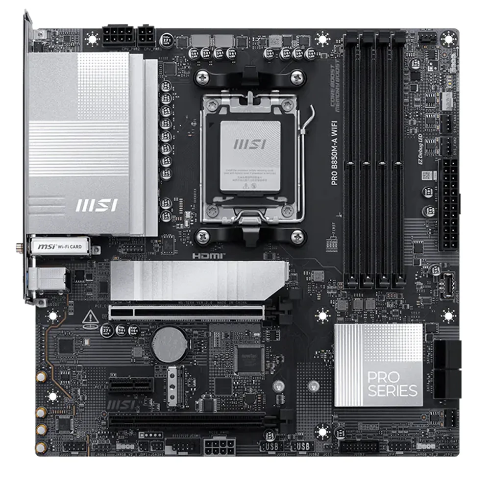 MSI PRO B850M-A WIFI DDR5 Motherboard AM5 - Image 2