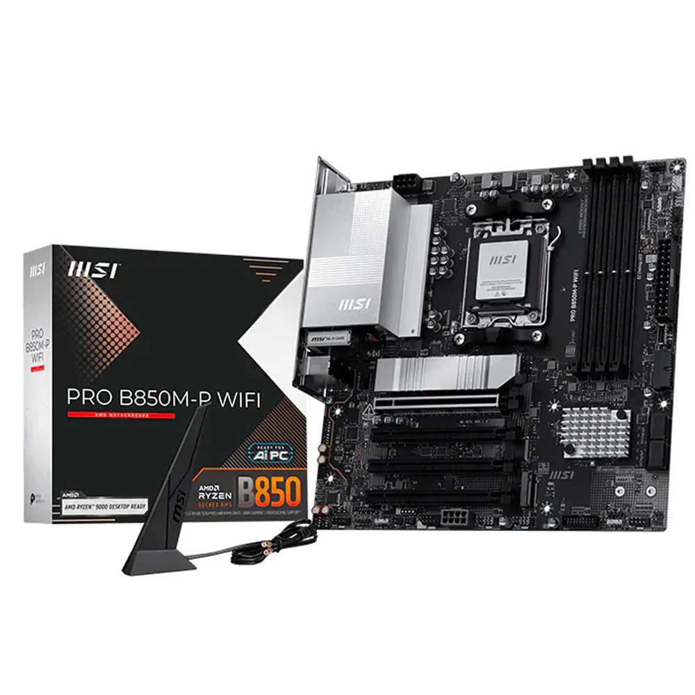 MSI PRO B850M-P WIFI DDR5 Motherboard AM5