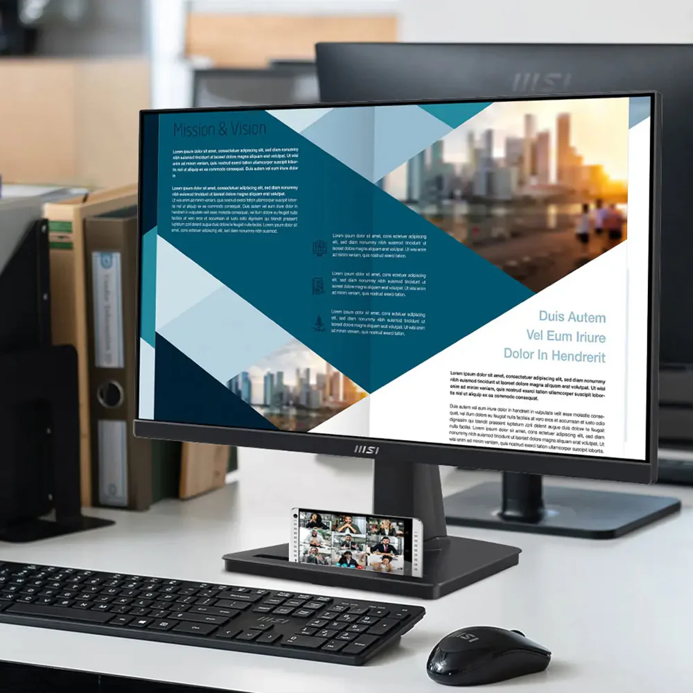 MSI PRO MP223 E2 22 Inch VA FHD Monitor 100Hz - Image 9