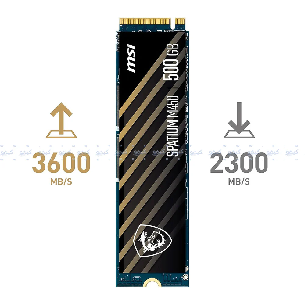 MSI SPATIUM M450 500GB NVMe PCIe M.2 SSD - Image 6